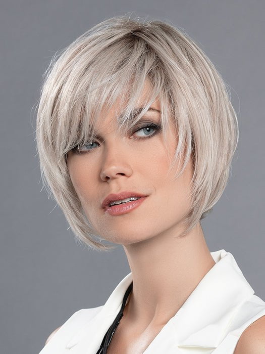 Cheapest Human hair blend gray/ ash blonde lace front wig