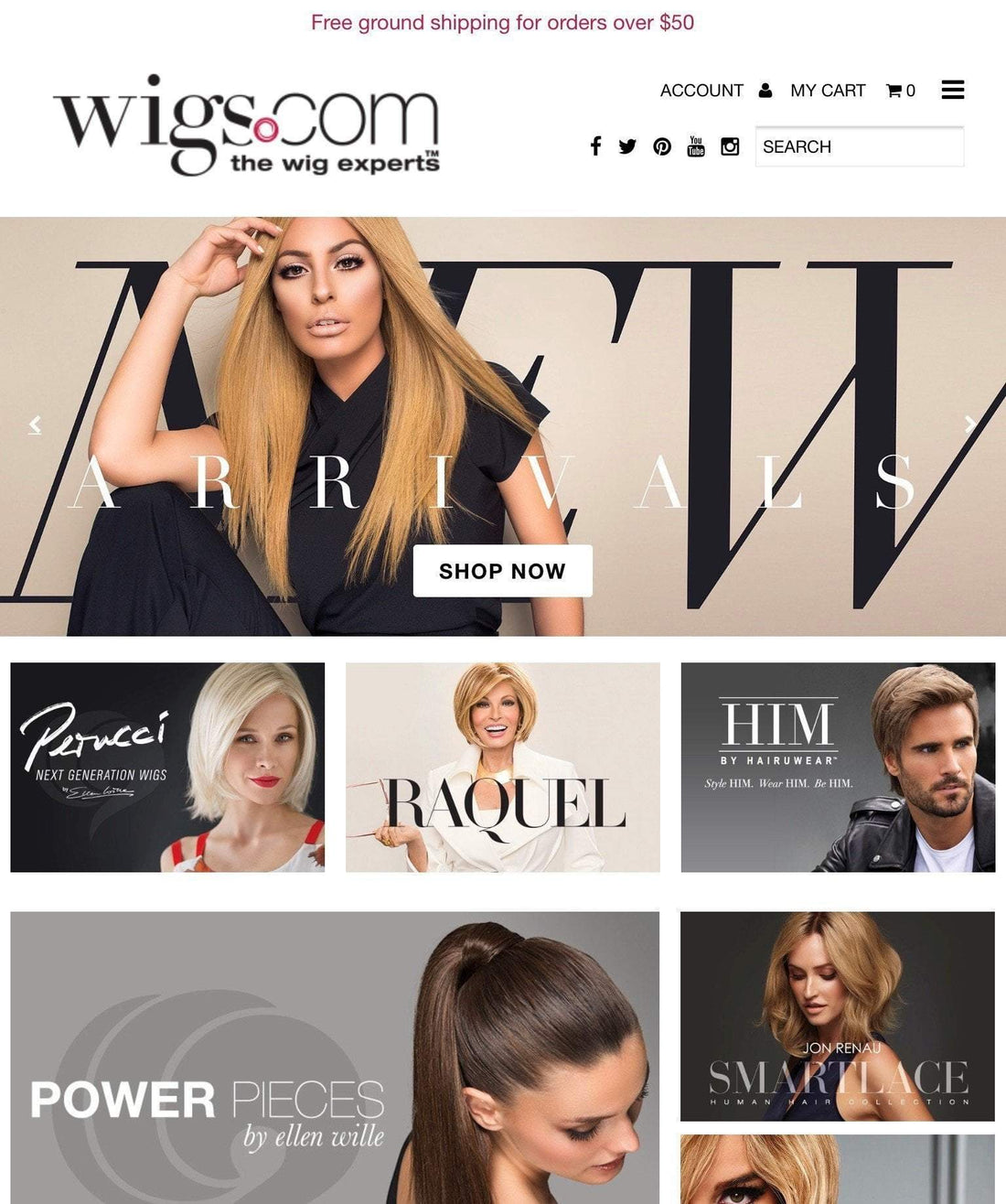 Welcome to the NEW wigs.com!