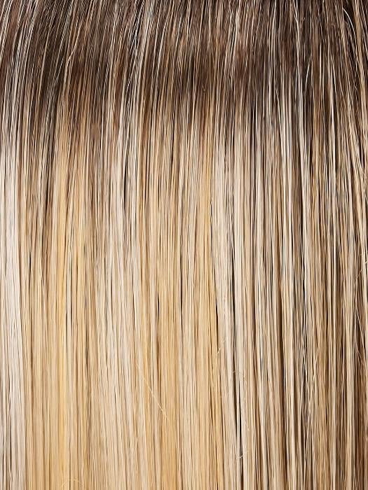 12FS8 SHADED PRALINE | Light Gold Brown, Light Natural Gold Blonde & Pale Natural Gold-Blonde Blend, Shaded with Medium Brown