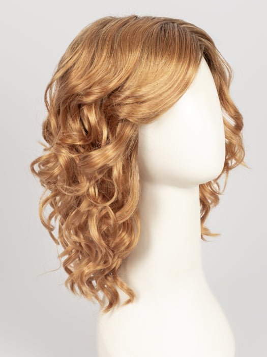 MANDARIN-ROOTED | Light Auburn and Strawberry Blonde Blend with Golden Brown Roots