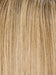 27T613S8 SHADED SUN | Medium Natural Red-Gold Blonde & Pale Natural Gold Blonde Blend and Tipped, Shaded with Medium Brown