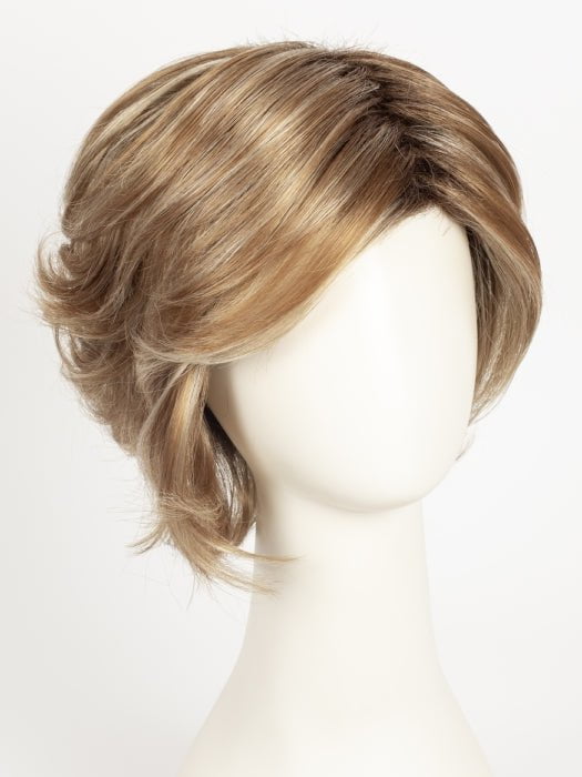 MIMOSA-HL | Light Red Brown with Dark Brown roots and Pale Blonde highlights