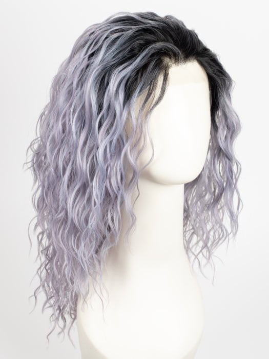 STT1B/LAV | Purple, Blue, and Pink Mixed with Off Black Roots