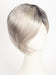 MOONSTONE | Medium Gray with Blue-toned Silver Highlights and Dark Roots