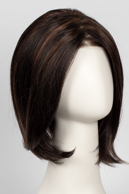 FS4/33/30A MIDNIGHT COCOA | Dark Brown, Medium Red, Medium Natural Red Blonde/Brown Blend with Medium Natural Red Blonde/Brown Blend Bold Highlights