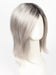 MOONSTONE | Medium Gray with Blue-toned Silver Highlights and Dark Roots