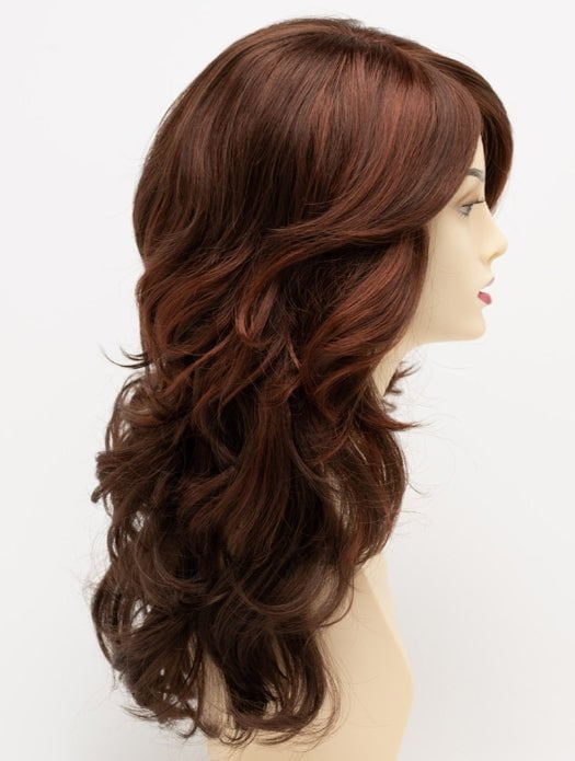 DARK RED | Auburn with Brighter Red highlights