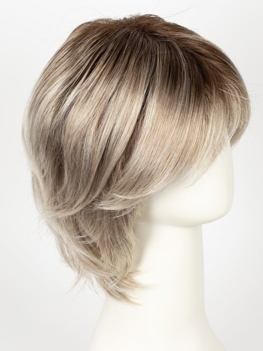 MELTED-MARSHMALLOW | Subtly Warm Dark Sandy Blonde Blend with Medium Brown Roots and Light Ash Blonde Tips and Highlights