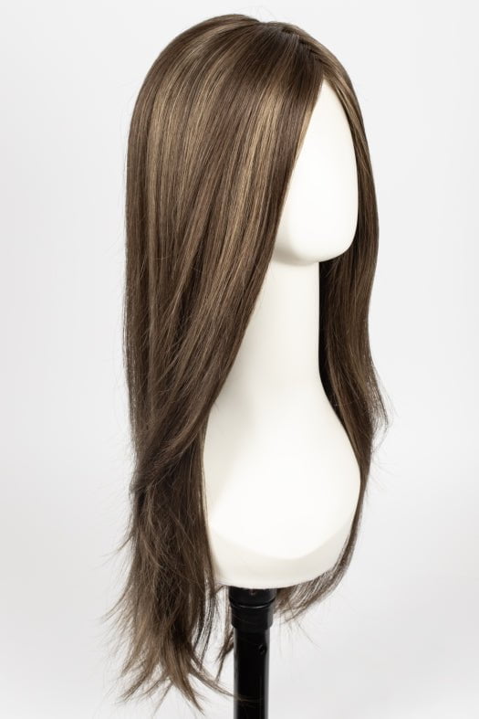 8RH14 MOUSSE CAKE | Medium Brown with 33% Medium Natural Blonde Highlights