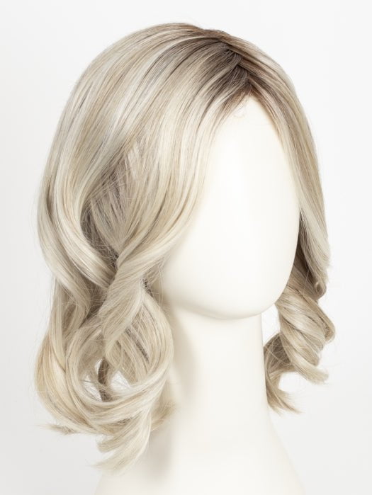 MILKY-OPAL | A Blend of Creamy Blonde and White Blonde Rooted with Warm Brown