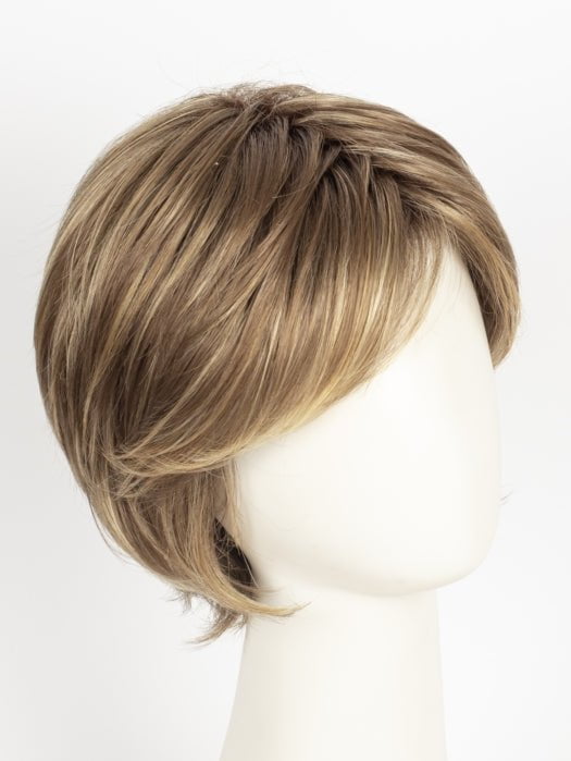 MOCHACCINO-R | Rooted Medium Warm Blonde with Chocolate Undertones and Creamy Blonde Highlights