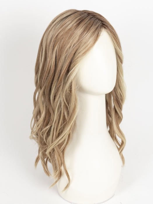 RL14/22SS SHADED WHEAT | Dark Blonde Evenly Blended with Platinum Blonde with Dark Roots