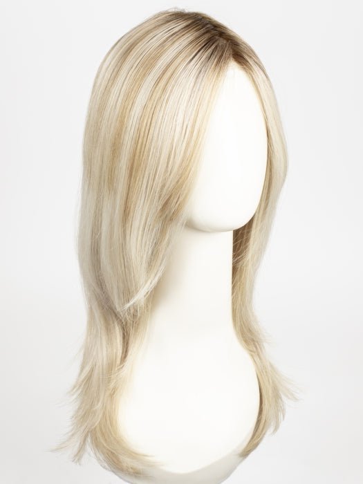 CRUSHED ALMOND BLONDE R | A soft Neutral Light Blonde with a Light and Medium Blended Root Color.