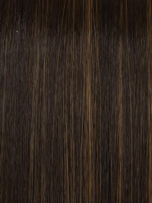 4H27 ICED MOCHA | Darkest Brown with 20% Light Red-Gold Blonde Highlights