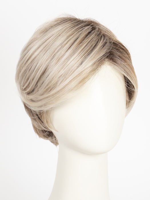 MILKSHAKE BLONDE R | A mixture of Light Sandy Brown, Highlighted with Light Ash Blonde with a Hint of Light Platinum Blonde with a Medium Root Color