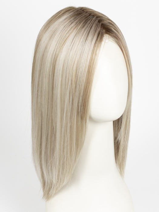 CRUSHED ALMOND BLONDE R | A soft Neutral Light Blonde with a Light and Medium Blended Root Color.