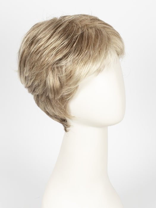 R1621S+ GLAZED SAND | Dark Natural Blonde with Cool Ash Blonde Highlights on Top