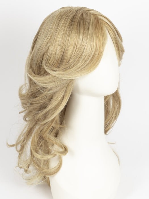 R1621S+ GLAZED SAND | Dark Natural Blonde with Cool Ash Blonde Highlights on Top