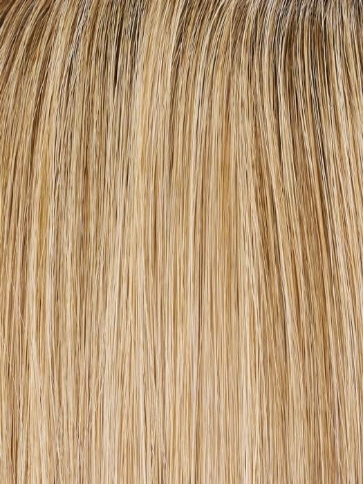 27T613S8 SHADED SUN | Medium Red-Gold Blonde & Pale Natural Gold Blonde Blend, Shaded with Medium Brown