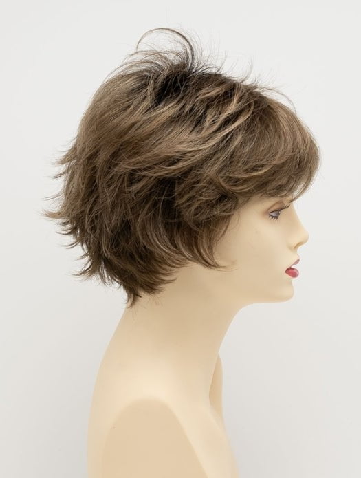 TOASTED SESAME | Medium Brown roots with overall Warm Cinnamon base and Golden Blonde highlights