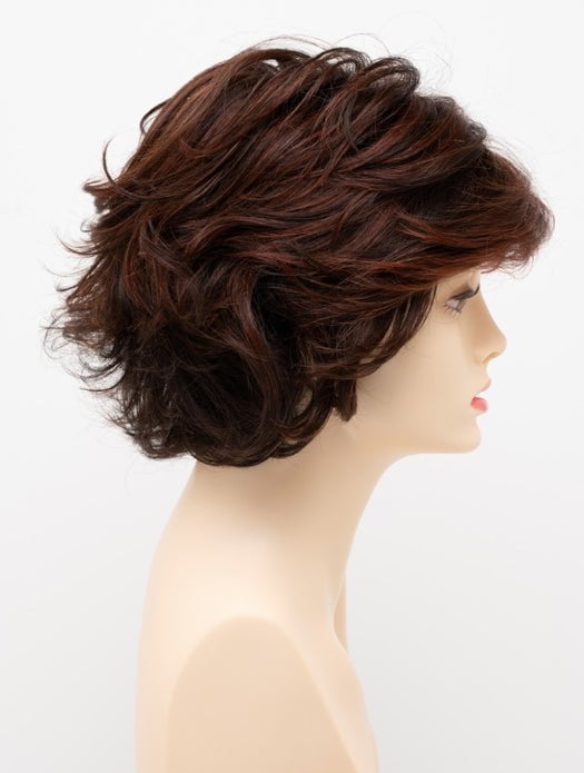 CHOCOLATE CHERRY | Dark Brown roots with overall Medium Brown base with Deep Red highlights