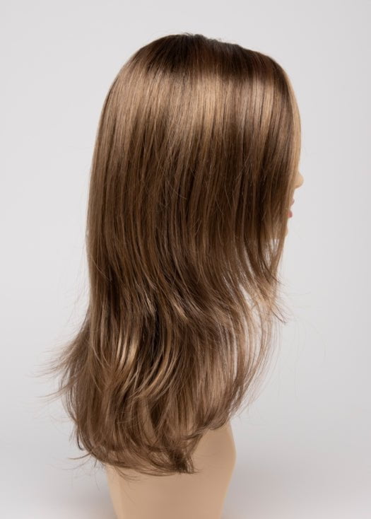 TOASTED SESAME | Medium Brown roots with overall Warm Cinnamon base and Golden Blonde highlights