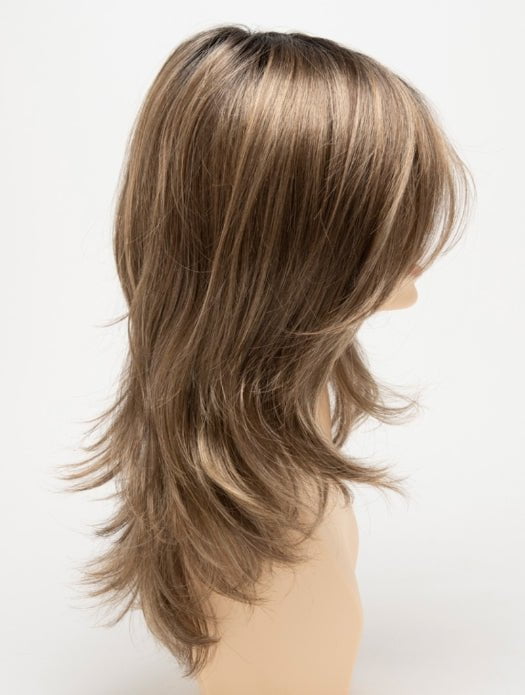 HONEY BREEZE | A blend of Cool, Honey Blonde and Multi-Dimensional Medium Brown with Darker Brown Roots