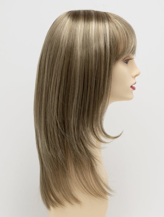 GINGER CREAM | Dark Beige Blonde underneath highlighted on top with Light Beige Blonde