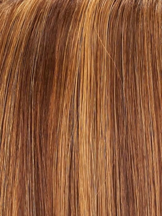 6F27 CARAMEL RIBBON | Brown with Light Red-Gold Blonde Highlights & Tips