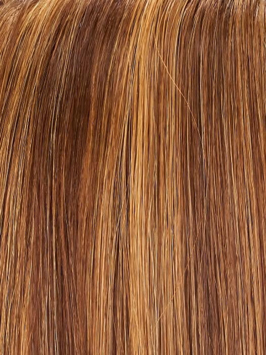 6F27 CARAMEL RIBBON | Brown with Natural Red-Gold Blonde Highlights & Tips