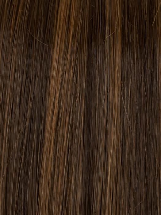 6F27 CARAMEL RIBBON | Brown with Natural Red-Gold Blonde Highlights & Tips