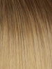 24B613S12 SHADED BUTTER POPCORN | Medium Natural Ash Blonde & Pale Natural Gold Blonde Blend and Tipped, Shaded with Light Gold Brown