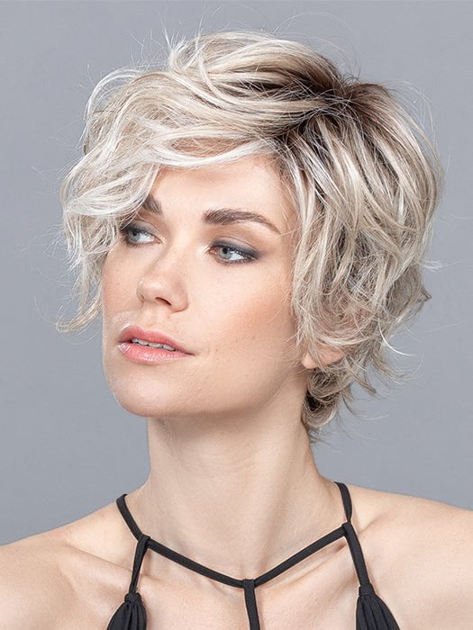 A shag-inspired pixie wig