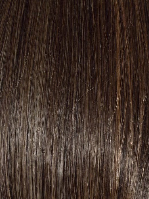 DARK BROWN+HL | A Blend of Dark Brown, Strawberry Light Auburn and Soft Chunky Medium and Dark Blonde Highlights.