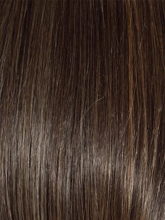 DARK BROWN HL | A Blend of Dark Brown, Strawberry Light Auburn and Soft Chunky Medium and Dark Blonde Highlights.