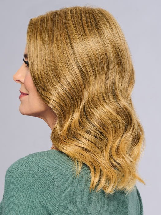 The subtle layers and center part create a modern look