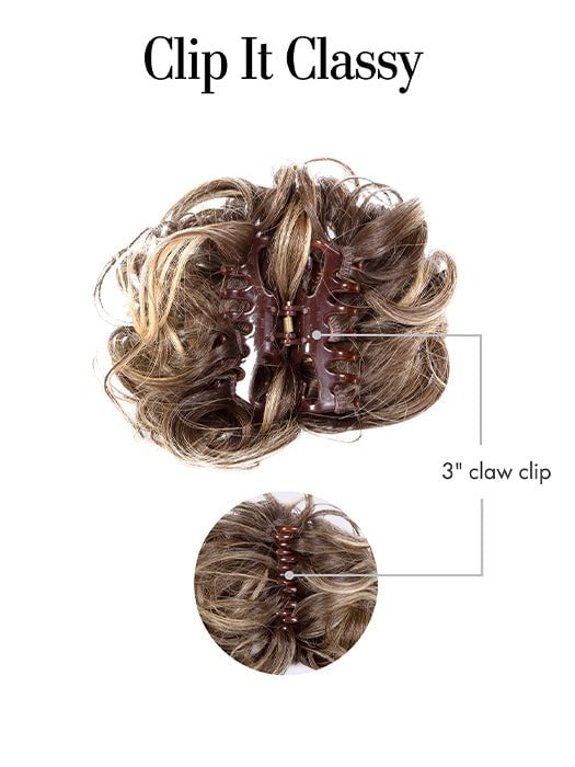 Hairpiece Construction | 3" Claw Clip