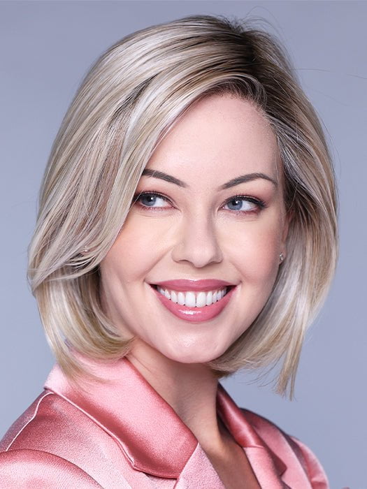 The short bob haircut gives you a playful look with its side swept bangs and chin length