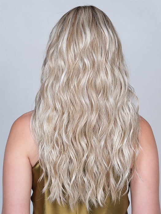 BUTTERBEER BLONDE | Cool Light Blonde, Light Ash Blonde, and Golden Blonde with Medium Brown Roots