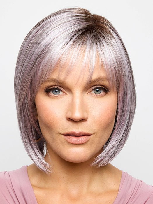 WYNN by Noriko in LILAC SILVER R | Dark Root with a Light to Medium Grey Base and a hint of a soft lilac