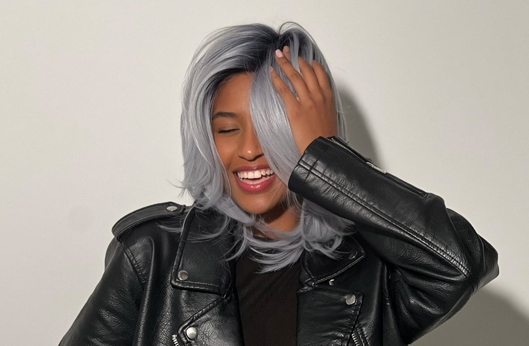 Fixing a synthetic wig online