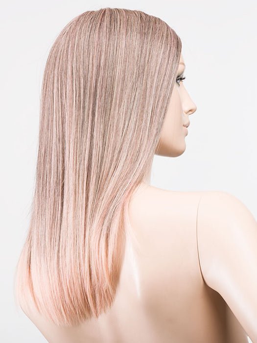 POWDER BLONDE TIPPED | Light Brown and Lightest Ash Blonde with Red Violet Blended with Pale Pink and Lighter Tipped Ends