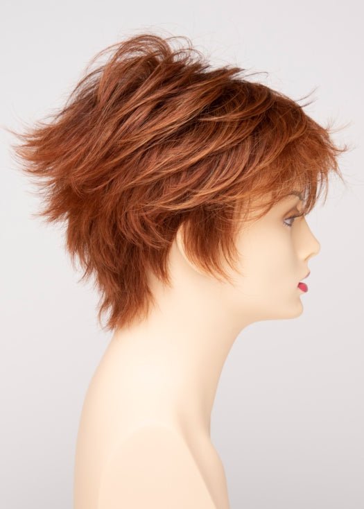 Flame Human Hair Synthetic Blend Wig