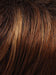 30A27S4 SHADED PEACH | Medium Natural Red & Medium Red-Gold Blonde Blend, Shaded with Dark Brown