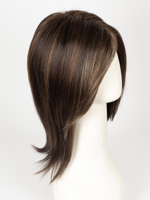 CHOCOLATE SWIRL | Dark Brown Base with Light Auburn and Honey Blonde evenly highlited