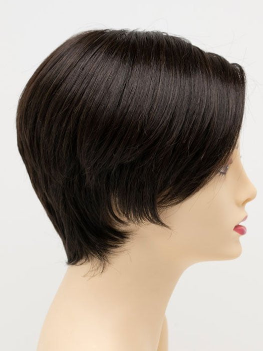 Billie Human Hair Synthetic Hair Blend Mono Top Wigs
