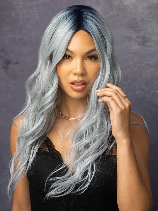 Lavish Wavez HF Synthetic Lace Front Wig Mono Part