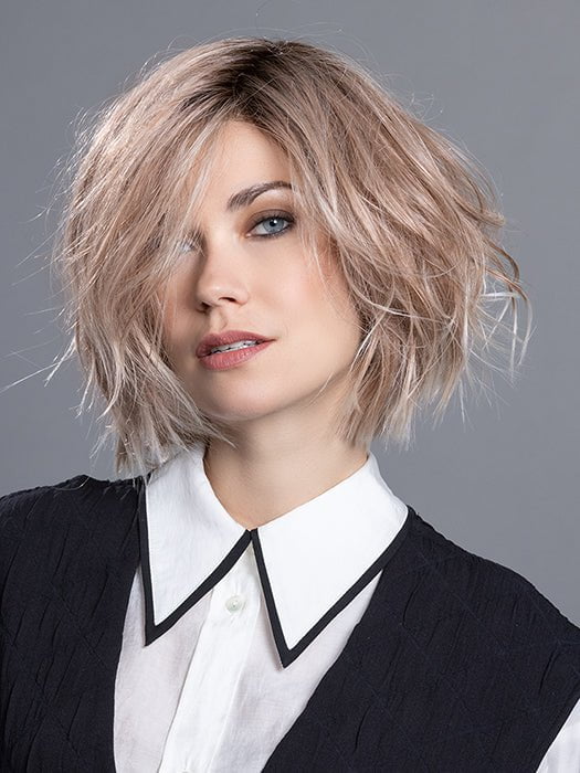 A sleek and straight hi-fashion bob