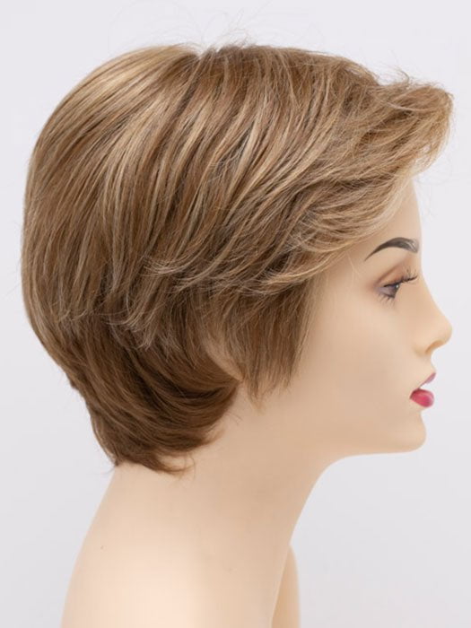 Human hair blend lace front shop wig