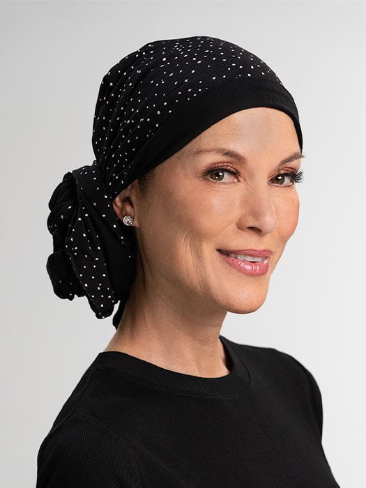 THE REVERSIBLE SOFTIE HEADWRAP by Jon Renau in BLACK-DARK-SKY PPC MAIN IMAGE FB MAIN IMAGE